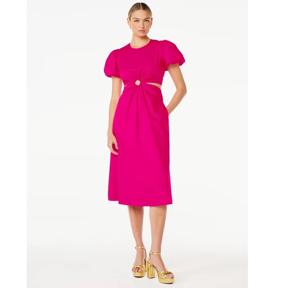 Brand New with tags Scoop Fuschia Dress - Picture 1 of 5
